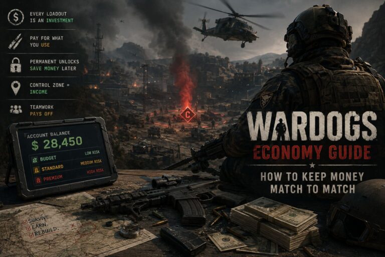 WARDOGS Economy Guide: How to Keep Money Match to Match