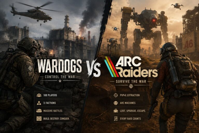 WARDOGS vs ARC Raiders: Two Tactical Shooters, Two Completely Different Ways to Wage War