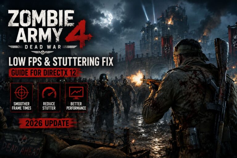 Zombie Army 4 Low FPS and Stuttering Fix: Guide for DirectX 12 (2026 Update)