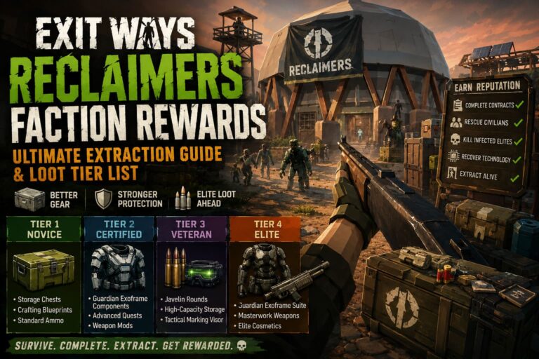 Exit Ways Reclaimers Faction Rewards: Ultimate Extraction Guide and Loot Tier List