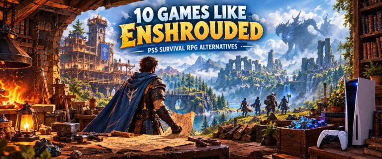 10 Best Games Like Enshrouded on PS5: Top Survival Action RPG Alternatives