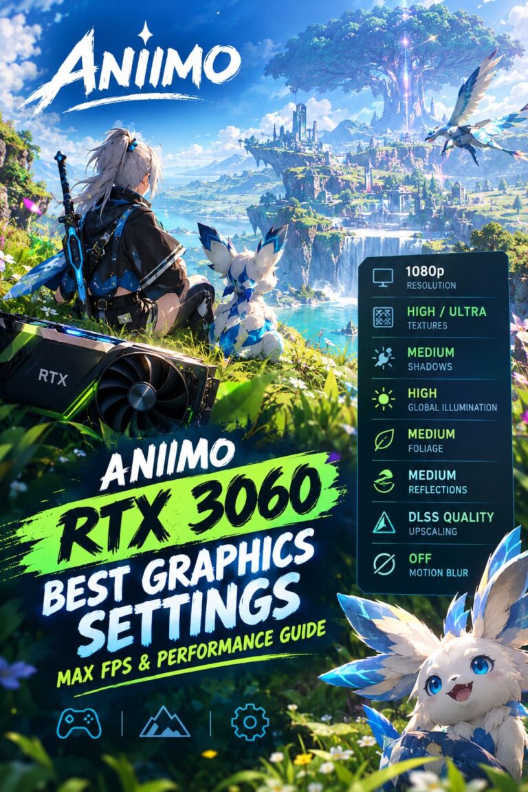 Aniimo Best Graphics Settings for RTX 3060: Max FPS and Performance Guide