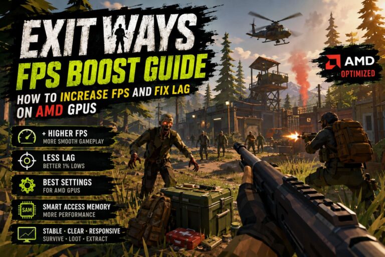 Exit Ways FPS Boost Guide: How to Increase FPS and Fix Lag on AMD GPUs