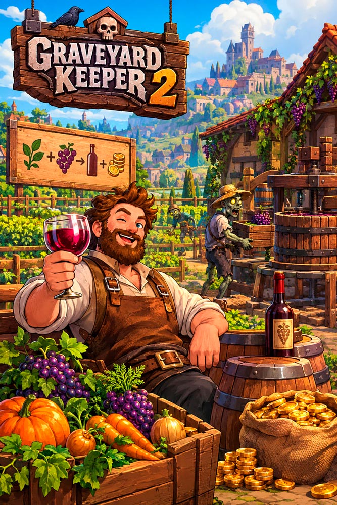 Graveyard Keeper 2 Farming Guide: How to Make Gold with Wine & Crops