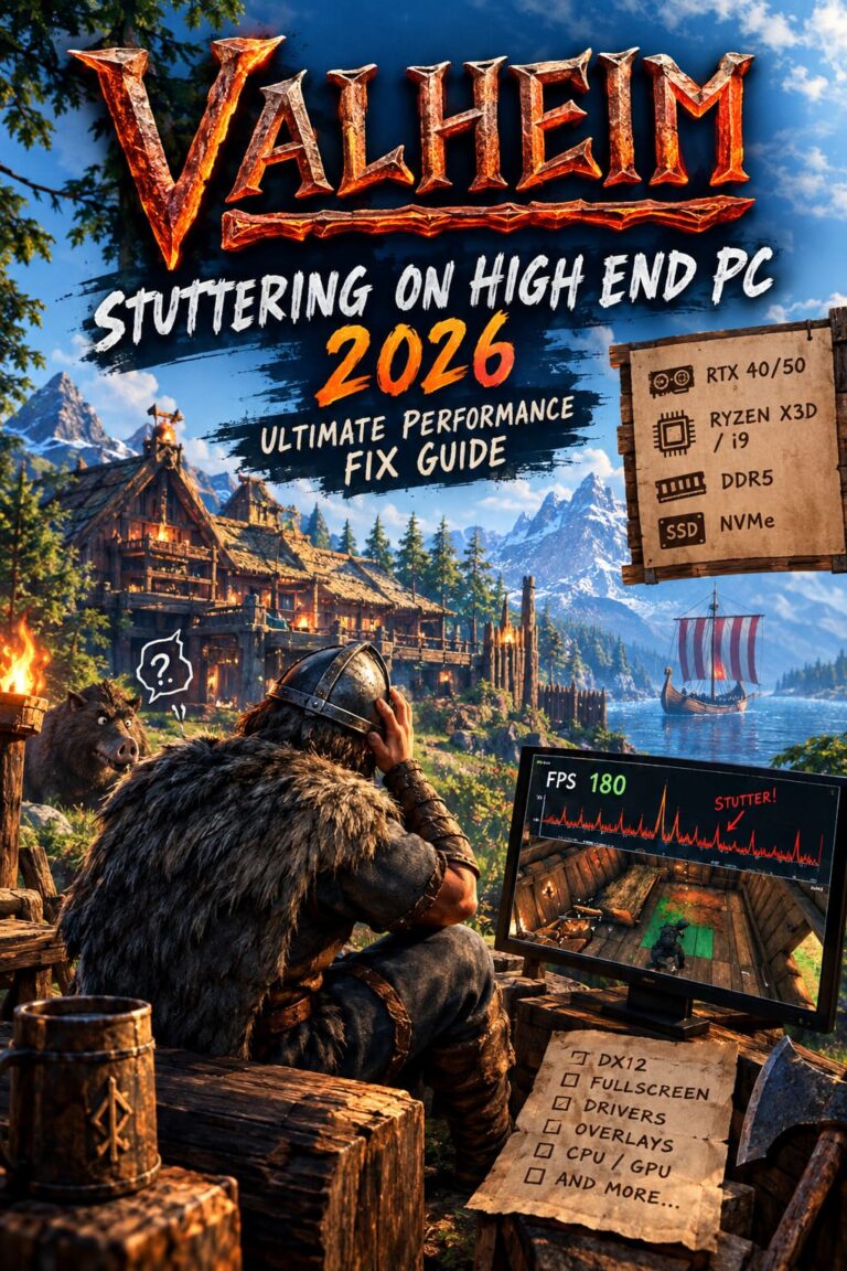 Valheim Stuttering on High End PC 2026: Ultimate Performance Fix Guide