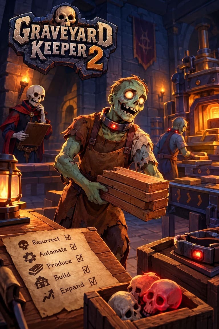 Graveyard Keeper 2 Zombie Guide: How to Automate Production and Resurrect Workers