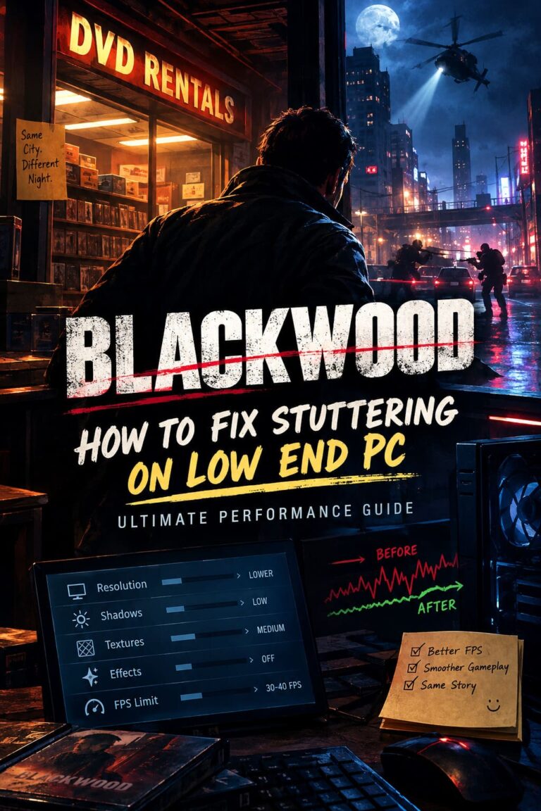 How to Fix Blackwood Stuttering on Low End PC: Ultimate Performance Guide