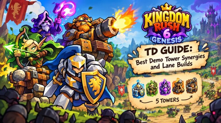 Kingdom Rush 6 Genesis TD Guide: Best Demo Tower Synergies and Lane Builds