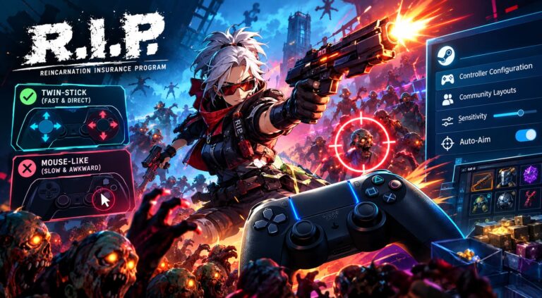 RIP Reincarnation Insurance Program Controller Support Guide: How to Fix Right Stick Aiming and Menu UI Issues