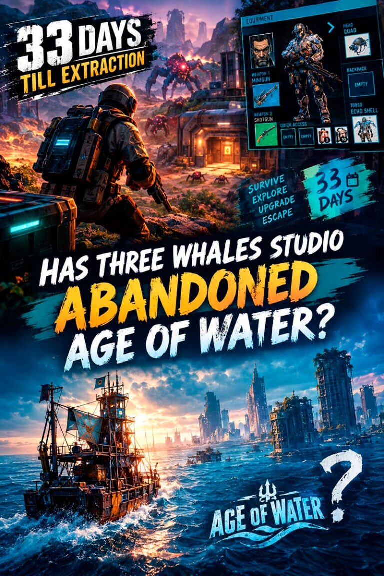 33 Days Till Extraction: Has Three Whales Studio Abandoned Age of Water?