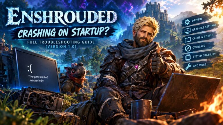 How to Fix Enshrouded Crashing on Startup PC: Full Troubleshooting Guide (Version 1.0)