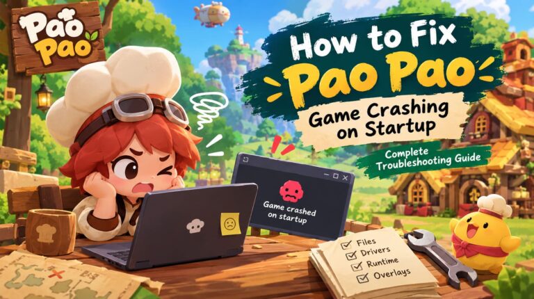 How to Fix Pao Pao Game Crashing on Startup: Complete Troubleshooting Guide