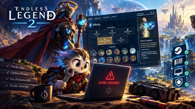 Endless Legend 2 Crash on Startup: How to Fix Launching, Black Screen, and Freezing Issues
