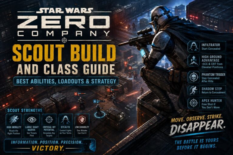 Ultimate Star Wars Zero Company Scout Build and Class Guide: Best Abilities, Loadouts, and Strategy