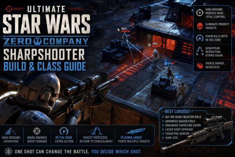 Ultimate Star Wars Zero Company Sharpshooter Build and Class Guide