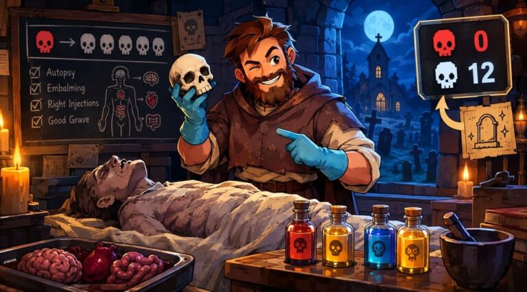 Graveyard Keeper 12-Skull Corpse Guide: Ultimate Autopsy & Embalming Path