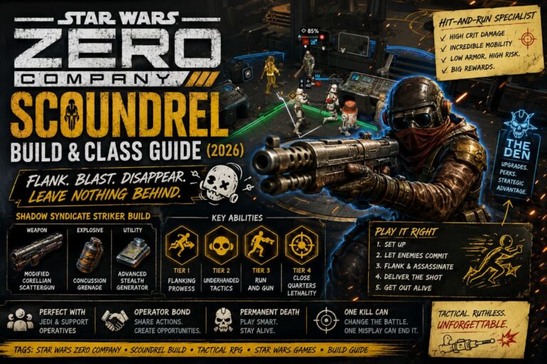 Ultimate Star Wars Zero Company Scoundrel Build and Class Guide (2026)