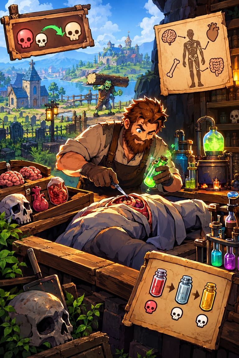 Graveyard Keeper 2 Anatomy & Alchemy Guide: How to Craft Perfect Corpses