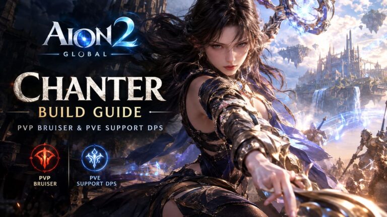 AION 2 Global Chanter Build Guide: Best PvP Bruiser & PvE Support DPS Skills and Rotations (2026)