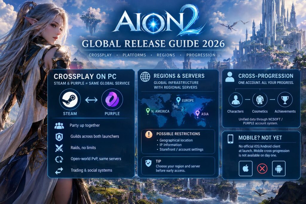 Aion 2 Global Release Guide 2026: Crossplay, Steam, iOS, Android, and ...