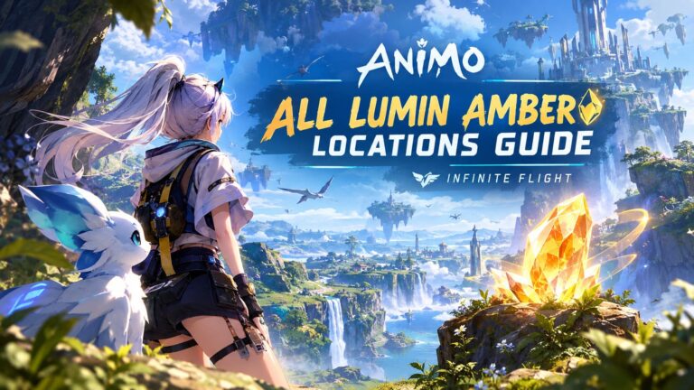 Aniimo All Lumin Amber Locations Guide: How to Find Every Amber and Unlock Infinite Flight