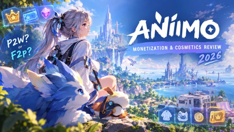 Aniimo Monetization & Cosmetics Review 2026: Pay-to-Win or Fair F2P?