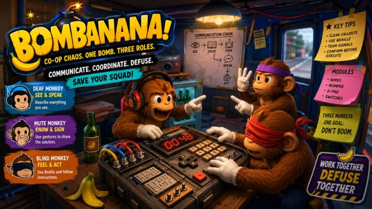 BOMBANANA Beginner Guide: Best Tips, Tricks, and Communication Strategies to Defuse Bombs and Save Your Squad
