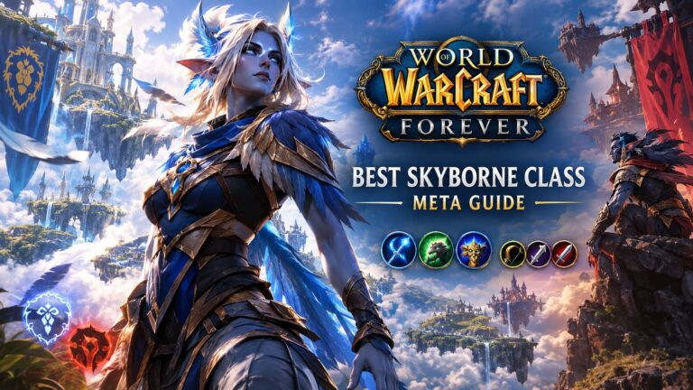 Best Class for Skyborne Race in WoW Forever: Meta Guide