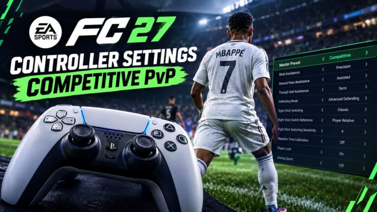 Best EA FC 27 Controller Settings: Competitive PvP Sensitivity Guide