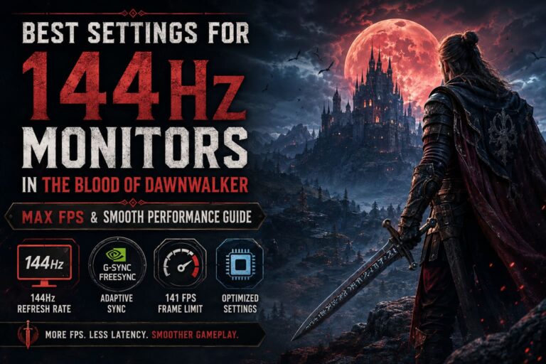 Best Settings for 144Hz Monitors in The Blood of Dawnwalker: Max FPS & Smooth Performance Guide