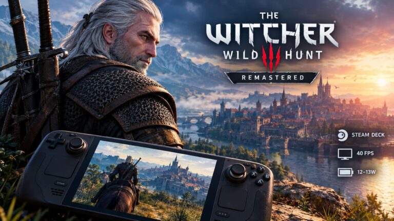 Best The Witcher 3 Remastered Steam Deck Optimized Settings (2026 Guide)
