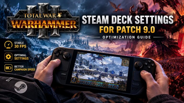 Best Total War: Warhammer 3 Steam Deck Settings For Patch 9.0 (2026 Optimization Guide)