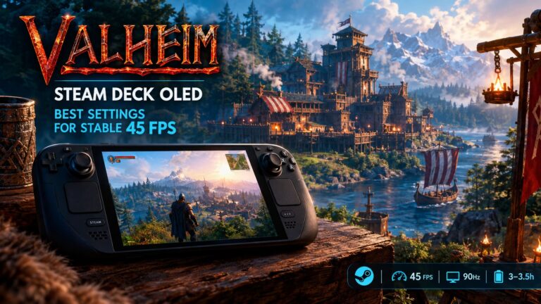 Best Valheim Steam Deck OLED Settings for Stable 45 FPS (2026 Optimization Guide)