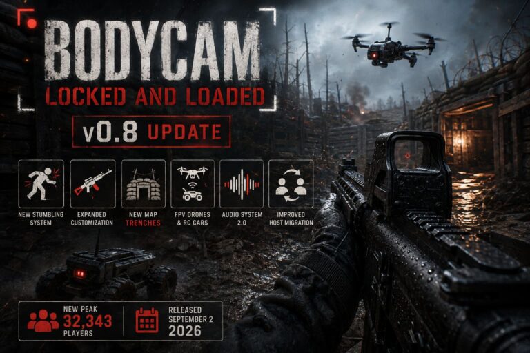 Bodycam Locked and Loaded Update Changelog: Patch v0.8 Breakdown