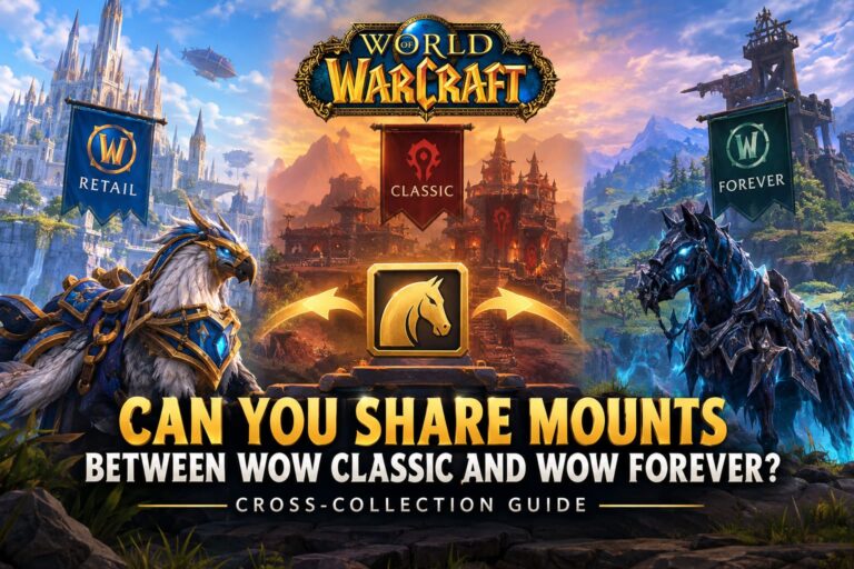 Can You Share Mounts Between WoW Classic and WoW Forever Game in 2026? Cross-Collection Guide