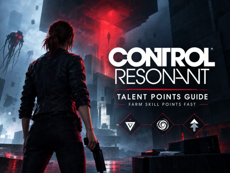 Control Resonant Talent Points Guide: How to Farm Skill Points Fast