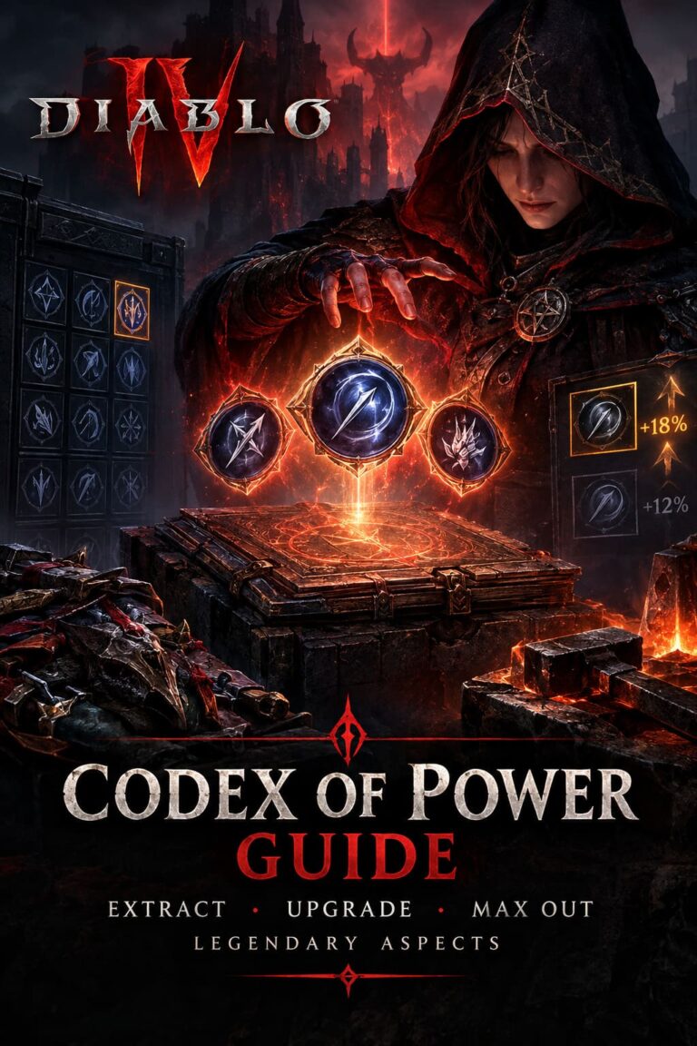 Diablo 4 Codex of Power Guide: How to Extract, Upgrade, and Max Out Legendary Aspects (2026 Update)