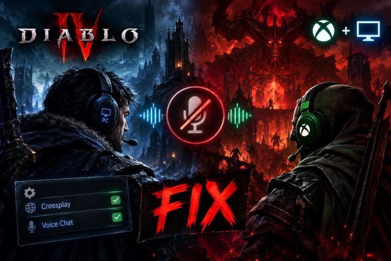 Diablo 4 Crossplay Voice Chat Not Working: Xbox & PC Fix (2026)