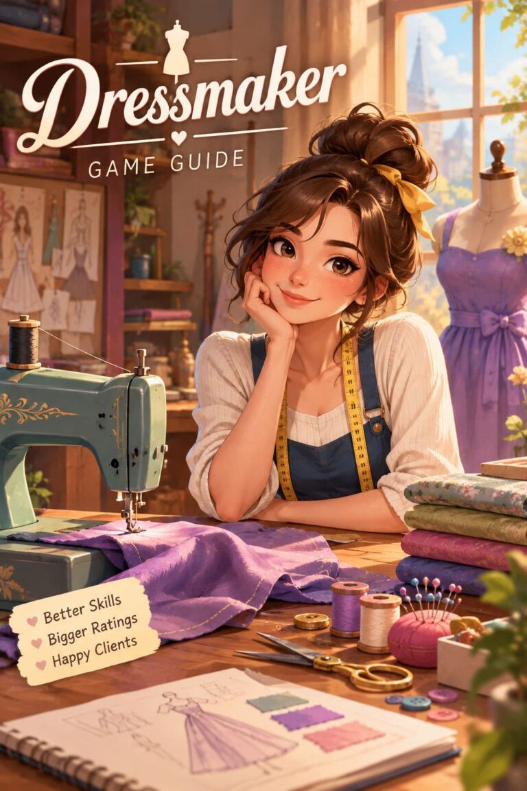 Dressmaker Game Guide: Advanced Sewing Tips, Tricks, and Walkthrough for 100% Client Satisfaction