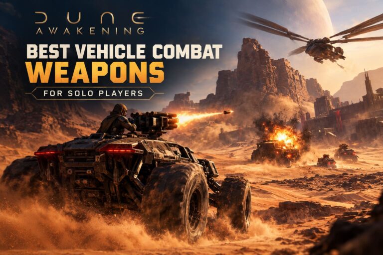 Dune Awakening Best Vehicle Combat Weapons For Solo Players (2026 Guide)