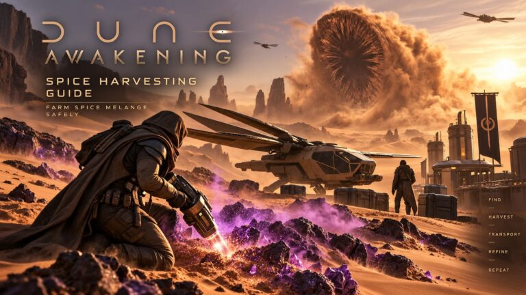 Dune Awakening Spice Harvesting Guide: How to Farm Spice Melange Safely