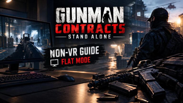 Gunman Contracts Stand Alone Non-VR Guide: How to Play in Flat Mode