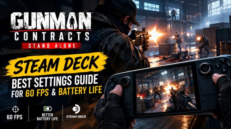 Gunman Contracts Stand Alone Steam Deck: Best Settings Guide for 60 FPS & Battery Life