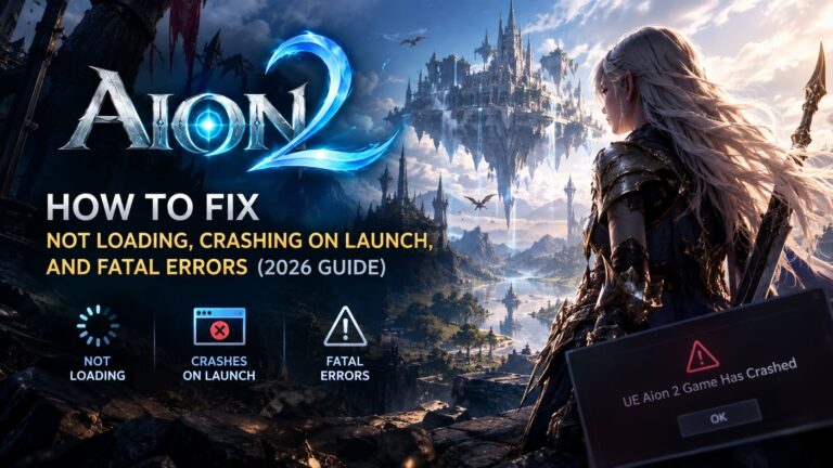 How to Fix Aion 2 Not Loading, Crashing on Launch, and Fatal Errors (2026 Guide)