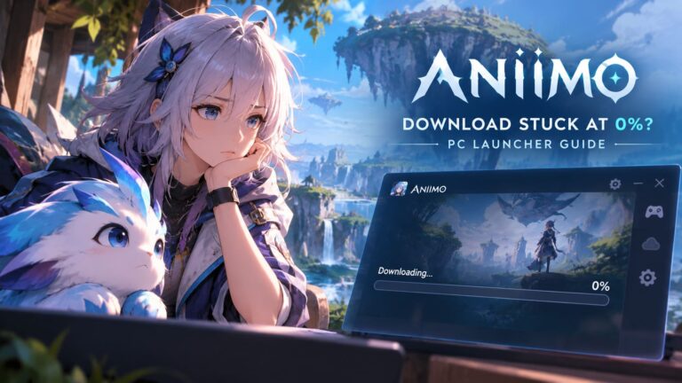 How to Fix Aniimo Download Progress Stuck at 0 Percent (PC Launcher Guide)