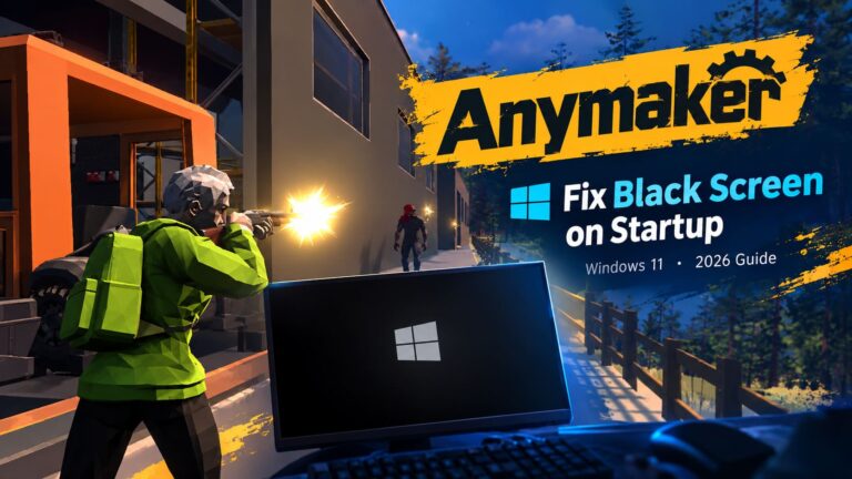 How to Fix Anymaker Black Screen on Startup in Windows 11 (2026 Guide)
