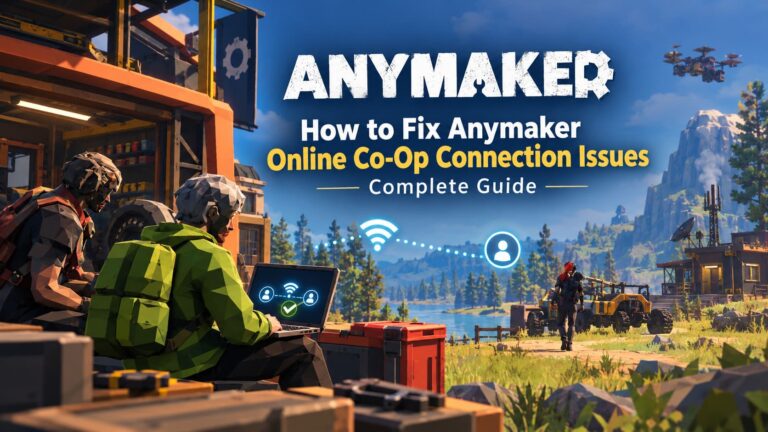 How to Fix Anymaker Online Co-Op Connection Issues: Complete Guide