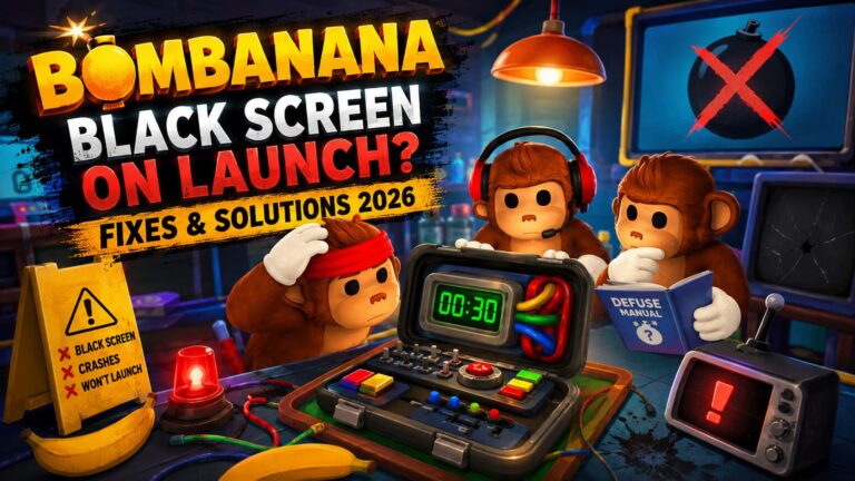How to Fix BOMBANANA Black Screen on Launch and Startup Crashes (2026 Guide)