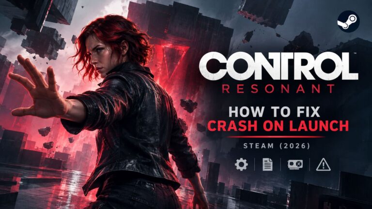 How to Fix Control Resonant Crash on Launch on Steam (2026 Guide)