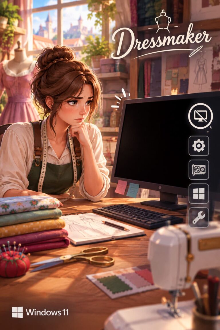 How to Fix Dressmaker Black Screen on Startup in Windows 11 (2026 Guide)